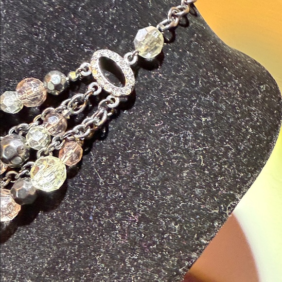 Elegant Multi-Layered Beaded Necklace - Picture 3 of 7